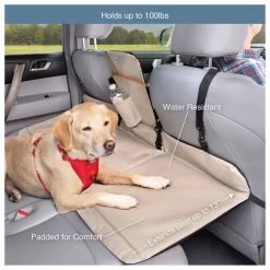 Kurgo Backseat Bridge - Hondenautoaccessoire - 132x40 Cm Beige Zwart Tot 45 Kg -Dierbenodigdheden-Honden 3691 30021344 5