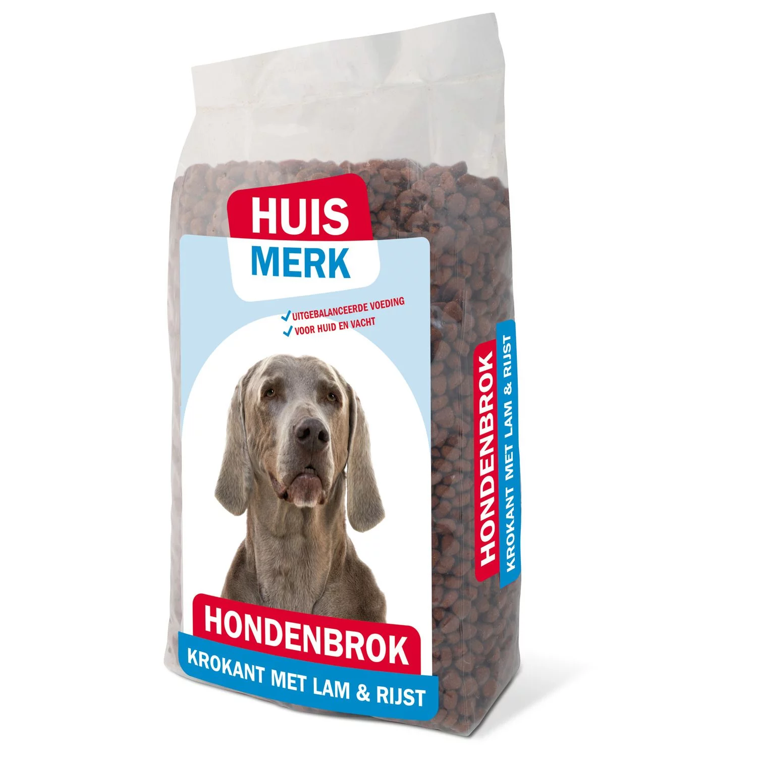 Huismerk Krokant Adult - Hondenvoer - Lam Rijst 10 Kg 1 Huismerk Krokant Adult - Hondenvoer - Lam Rijst 10 Kg