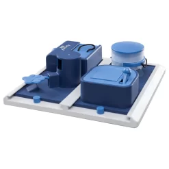 Trixie Dog Activity Poker Box 2 Strategiespel - Hondenspeelgoed - 31x31 Cm Donkerblauw Wit Lichtblauw 1 Stuk Level 3