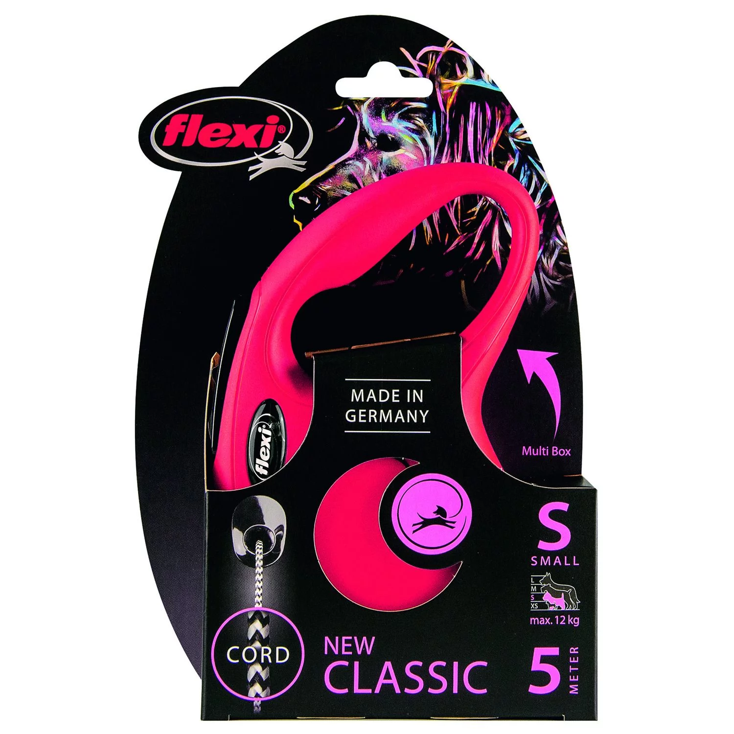 Flexi Rollijn Classic Koord S Rood - Hondenriem 5 Flexi Rollijn Classic Koord S Rood - Hondenriem - Afbeelding 5