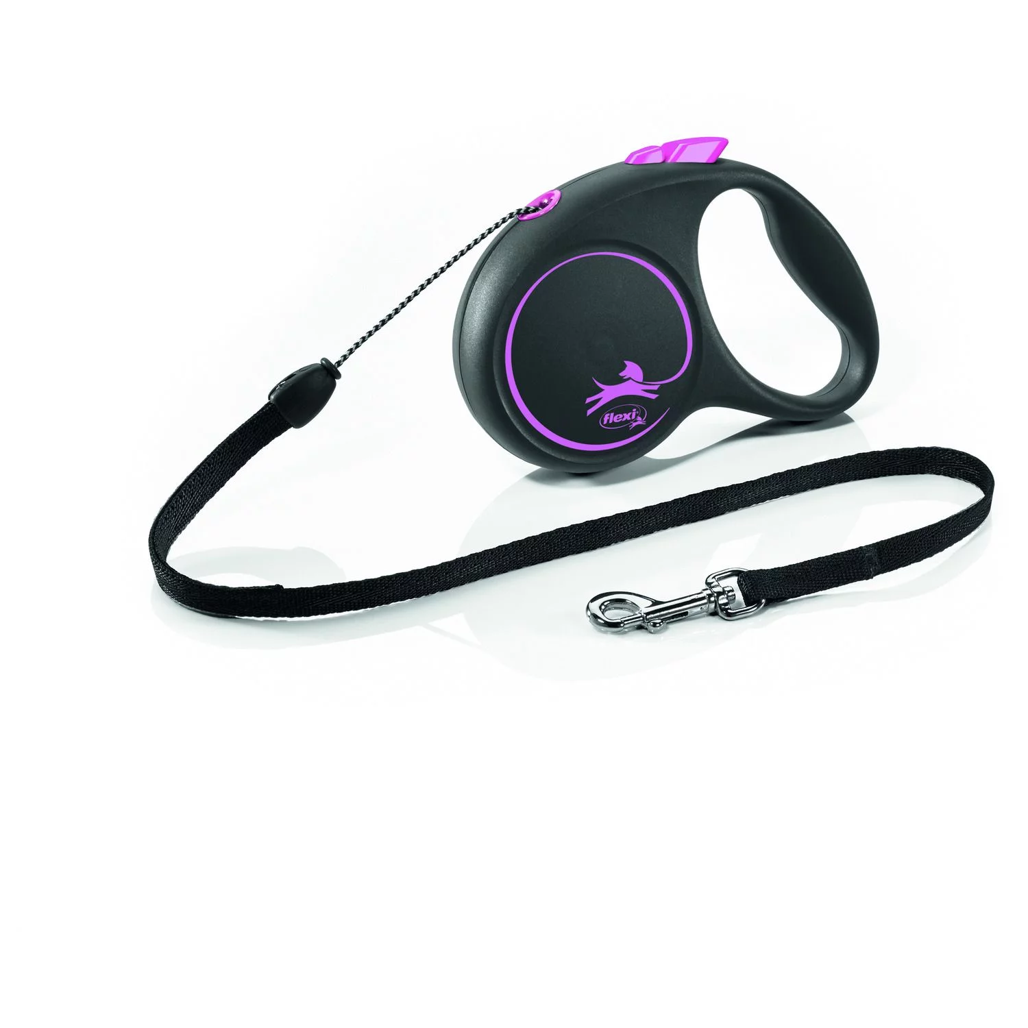 Flexi Black Design Koord S 5 M - Hondenriem 1 Flexi Black Design Koord S 5 M - Hondenriem