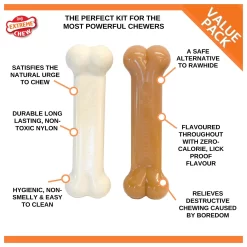 Nylabone Dura Chew Bacon And Chicken - Hondenspeelgoed - Kip Bacon Wit Roze Voor Honden Tot 23 Kg L 7 Nylabone Dura Chew Bacon And Chicken - Hondenspeelgoed - Kip Bacon Wit Roze Voor Honden Tot 23 Kg L -Dierbenodigdheden-Honden 4330 30019698 4