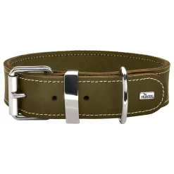Hunter Halsband Aalborg Special Olijfgroen - Hondenhalsband