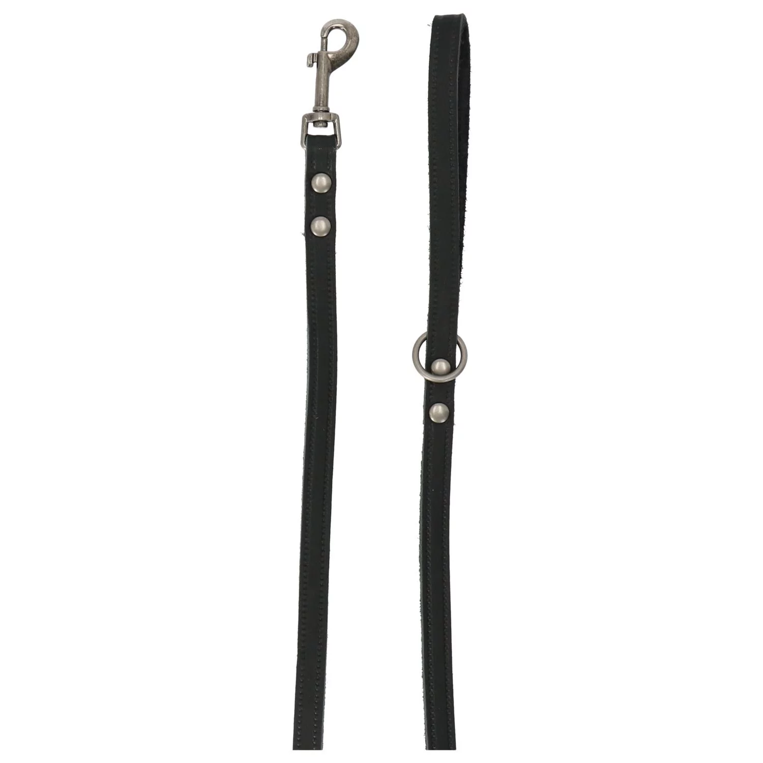 Adori Looplijn Vetleder Met Print - Hondenriem - 130x1.4 Cm Zwart S 2 Adori Looplijn Vetleder Met Print - Hondenriem - 130x1.4 Cm Zwart S - Afbeelding 2