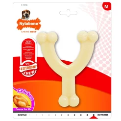 Nylabone Durachew Wishbone Wolf - Hondenspeelgoed - 145x120x20 Mm Beige M