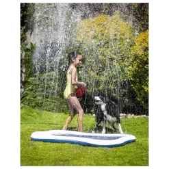 Quapas! Dog Sprinkle Mat - Watermat - 140x90 Cm Blauw Wit 11 Quapas! Dog Sprinkle Mat - Watermat - 140x90 Cm Blauw Wit -Dierbenodigdheden-Honden 4715 30018625 6