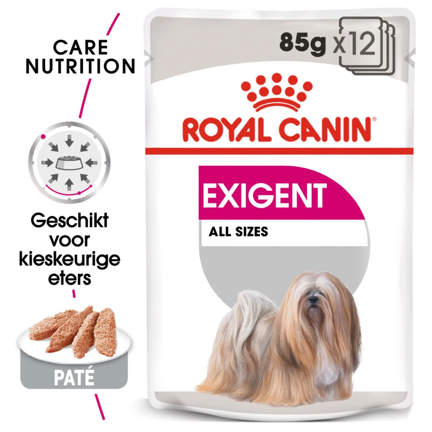 Royal Canin Exigent Natvoer - Hondenvoer - 12x85 G 8 Royal Canin Exigent Natvoer - Hondenvoer - 12x85 G - Afbeelding 8