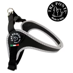 Tre Ponti Fibbia Basic Tuig Zwart&Reflectie - Hondenharnas -Dierbenodigdheden-Honden 4756 M 10035888 2