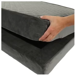 Wooff Boxspring Met Hoofdkussen - Hondenmatras - 70x110x28 Cm Antraciet Xlarge -Dierbenodigdheden-Honden 4760 30025046 7