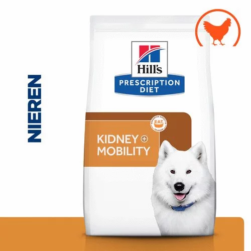 Hill's Prescription Diet K/D + Mobility - Kidney + Joint Care Zak - Hondenvoer - Kip 4 Kg 2 Hill's Prescription Diet K/D + Mobility - Kidney + Joint Care Zak - Hondenvoer - Kip 4 Kg - Afbeelding 2