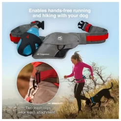 Kurgo K9 Excusion Running Belt - Hondenheupgordel - Grijs Rood 12 Kurgo K9 Excusion Running Belt - Hondenheupgordel - Grijs Rood -Dierbenodigdheden-Honden 4807 30021353 4