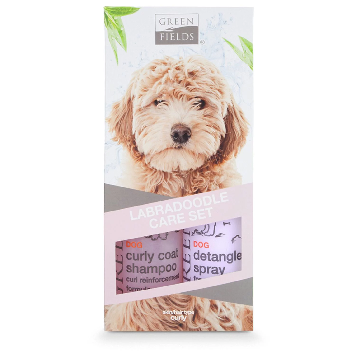 Greenfields Labradoodle Care Set - Hondenvachtverzorging - 2 X 250 Mm Roze 1 Greenfields Labradoodle Care Set - Hondenvachtverzorging - 2 X 250 Mm Roze