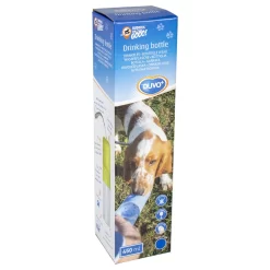 Duvo+ Drinkfles - Hondendrinkbak - 28.5x6.5x6.5 Cm 450 Ml Blauw