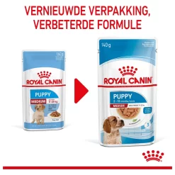 Royal Canin Medium Natvoer - Puppy-Hondenvoer - 10x140 G -Dierbenodigdheden-Honden 4873 10024479 10