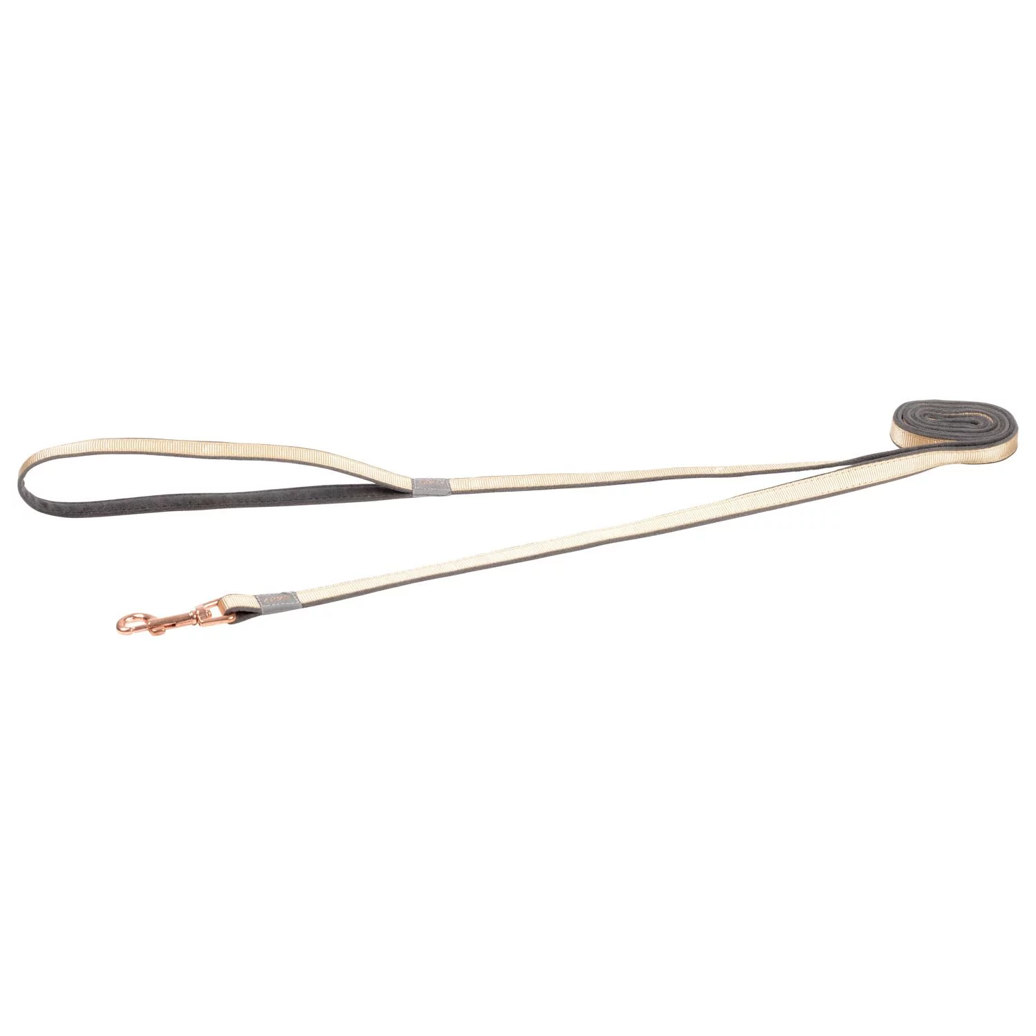 Rogz Urban Lijn Goud&Grijs&Rosé - Hondenriem 1 Rogz Urban Lijn Goud&Grijs&Rosé - Hondenriem