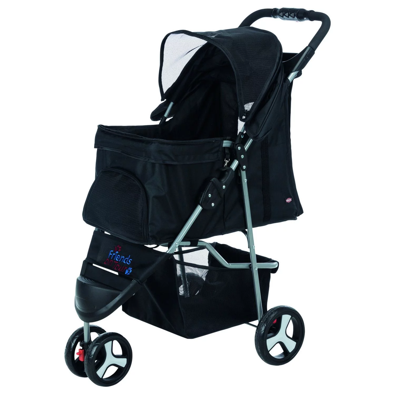 Trixie Hondenbuggy - Hondentrolley - 47x100x80 Cm Zwart 2 Trixie Hondenbuggy - Hondentrolley - 47x100x80 Cm Zwart - Afbeelding 2