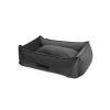 Wooff Mand Cocoon Velours Donkergrijs - Hondenmand