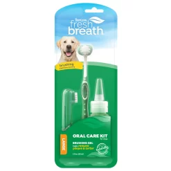 Tropiclean Fresh Breath Oral Care Gel Kit Dogs - Gebitsverzorging - 59 Ml 15 G