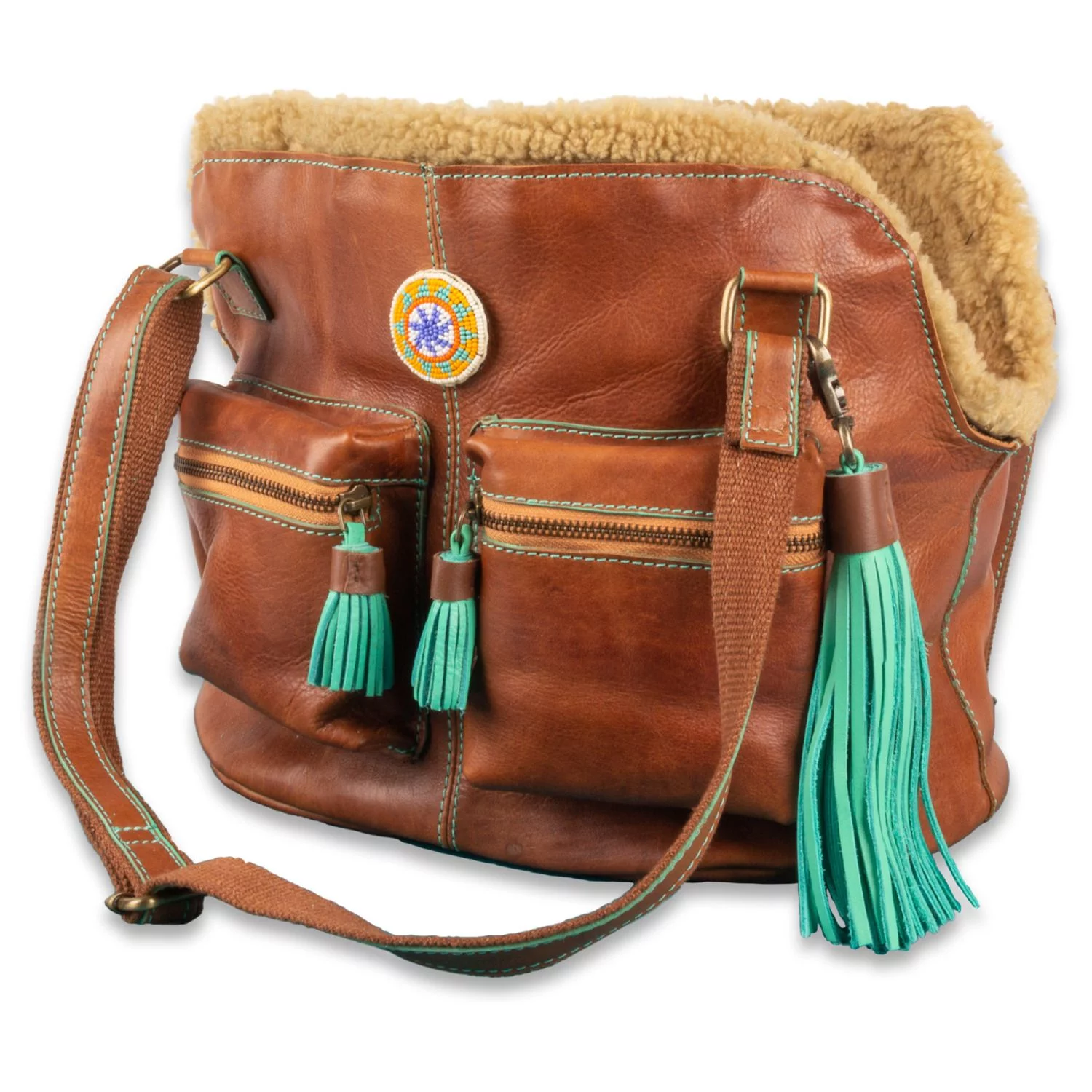 Dwam Hondentas Hipster Bag Blondie - Hondendraagtas - 32x20x27 Cm Bruin 1 Dwam Hondentas Hipster Bag Blondie - Hondendraagtas - 32x20x27 Cm Bruin