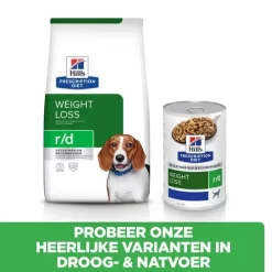 Hill's Prescription Diet R/D Weight Reduction Zak - Hondenvoer - Kip 10 Kg -Dierbenodigdheden-Honden 5096 30019268 6