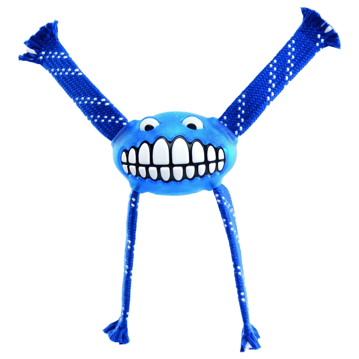 Rogz Grinz Flossy Blauw - Hondenspeelgoed 1 Rogz Grinz Flossy Blauw - Hondenspeelgoed