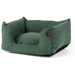 Fantail Mand Snooze Botanical Green - Groen - Hondenmand