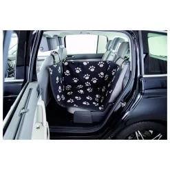 Trixie Autobeschermdeken Smal Met Hoge Zijdelen - Hondenautoaccessoire - 50x145 Cm Zwart Beige -Dierbenodigdheden-Honden 5255 30019874 4