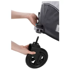 Trixie Fietskar Opvouwbaar - Hondenfietskar - 63x95x90/132 Cm Grijs Zwart Tot 22 Kg Medium -Dierbenodigdheden-Honden 5272 10049295 4