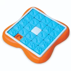 Nina Ottosson Challenge Slider Snack Puzzel - Hondenspeelgoed - 38x38x5 Cm Oranje Blauw Level 3