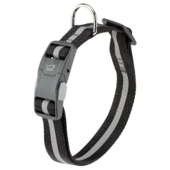 Adori Klikhalsband Reflex Zwart&Reflecterend - Hondenhalsband