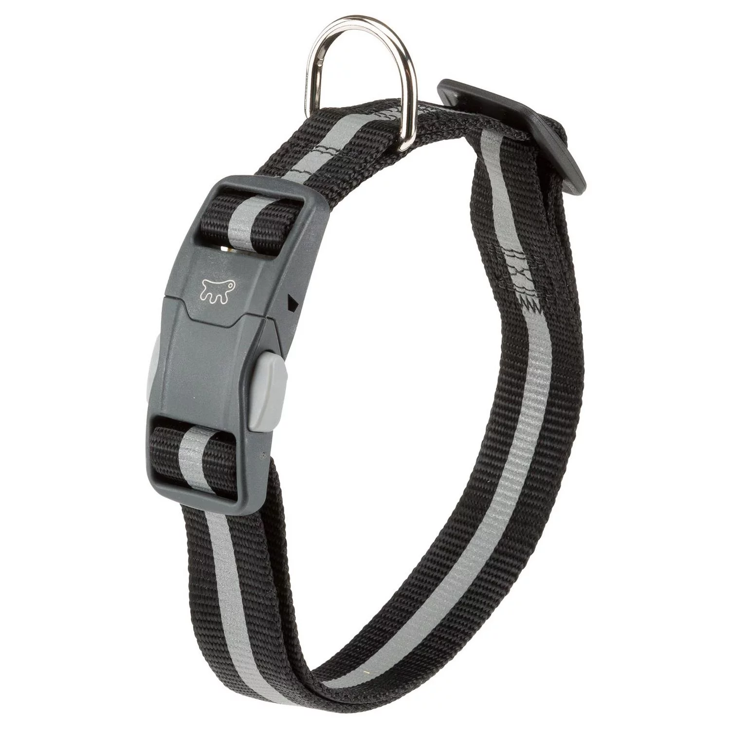 Adori Klikhalsband Reflex Zwart&Reflecterend - Hondenhalsband 1 Adori Klikhalsband Reflex Zwart&Reflecterend - Hondenhalsband