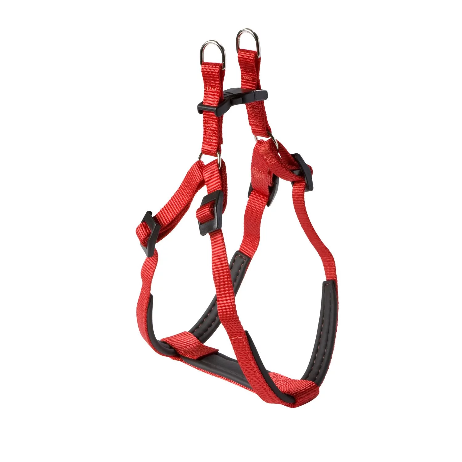 Adori Harnas Nylon Soft Rood&Zwart - Hondenharnas 1 Adori Harnas Nylon Soft Rood&Zwart - Hondenharnas