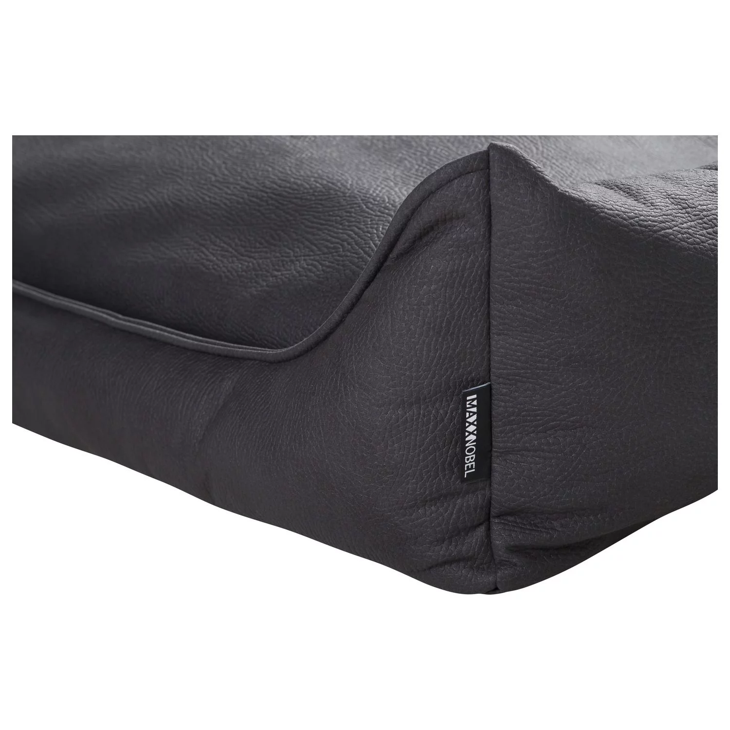 Maxxnobel Ultra Orthopedische Sofa Lederlook Zwart - Hondenbank 3 Maxxnobel Ultra Orthopedische Sofa Lederlook Zwart - Hondenbank - Afbeelding 3