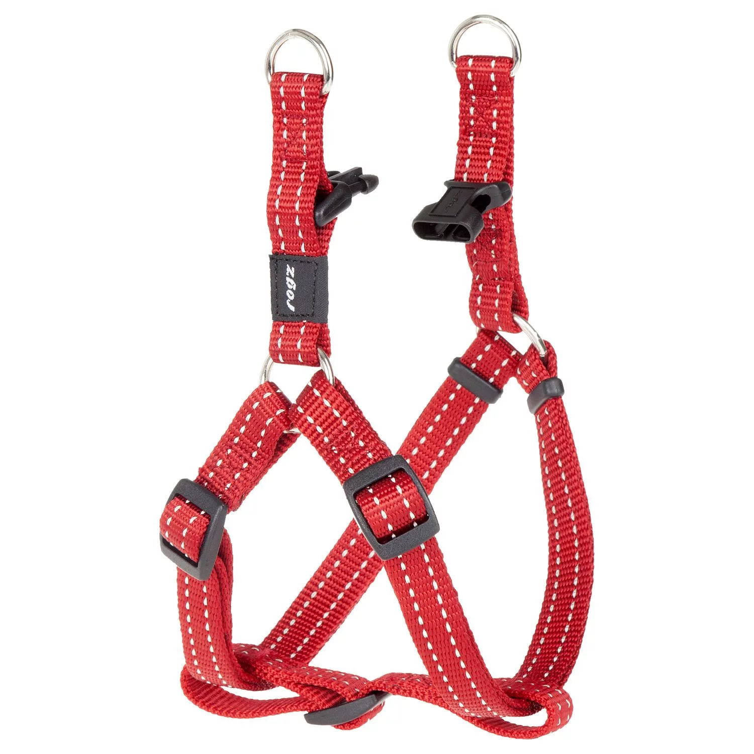 Rogz Utility Step-In Tuig - Hondenharnas - 42-61x1.6 Cm Rood M 1 Rogz Utility Step-In Tuig - Hondenharnas - 42-61x1.6 Cm Rood M