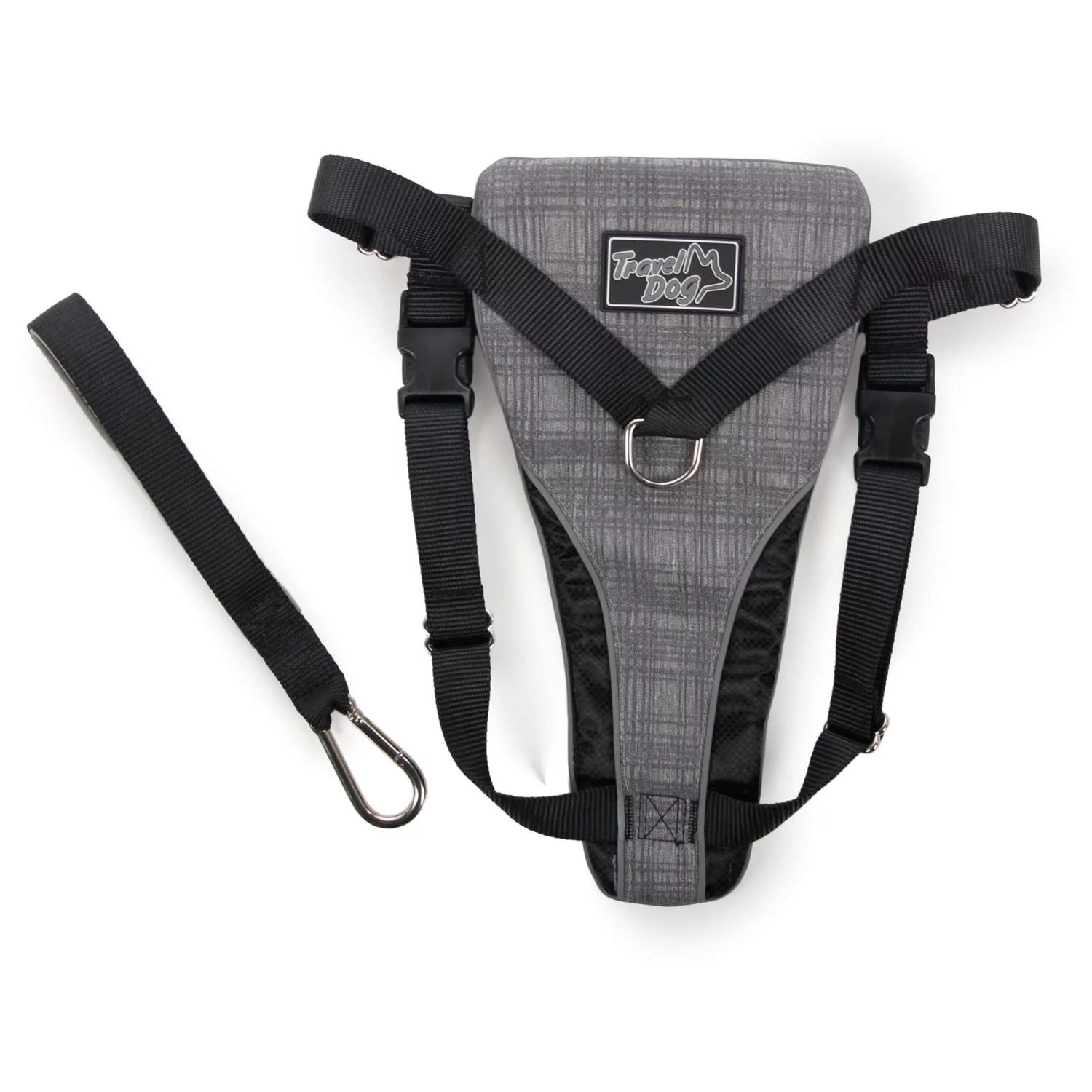 All For Paws Honden Autogordel - Hondenautoaccessoire - Nek30-50/Borst 41-56 Cm Grijs 2 All For Paws Honden Autogordel - Hondenautoaccessoire - Nek30-50/Borst 41-56 Cm Grijs - Afbeelding 2