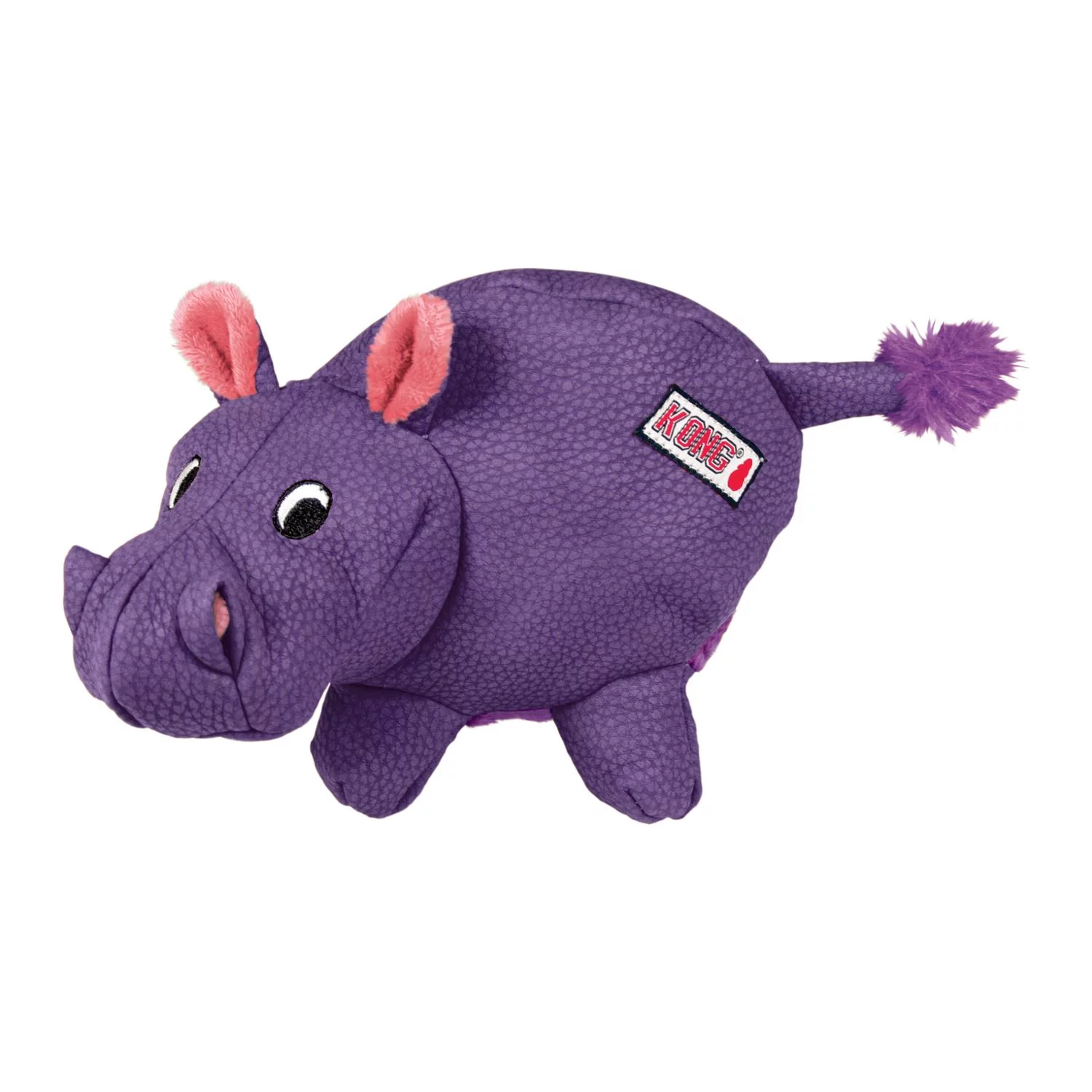 Kong Phatz Hippo - Hondenspeelgoed - Paars Medium 1 Kong Phatz Hippo - Hondenspeelgoed - Paars Medium