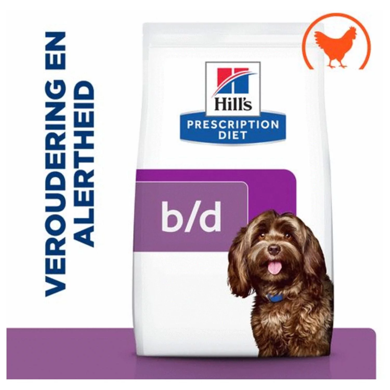 Hill's Prescription Diet B/D Ageing And Alertness Care Zak - Hondenvoer - Kip 12 Kg 2 Hill's Prescription Diet B/D Ageing And Alertness Care Zak - Hondenvoer - Kip 12 Kg - Afbeelding 2