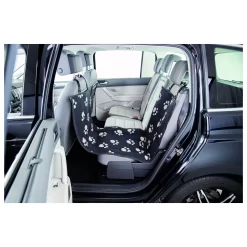 Trixie Autobeschermdeken Smal Met Hoge Zijdelen - Hondenautoaccessoire - 50x145 Cm Zwart Beige -Dierbenodigdheden-Honden 5767 30019874 5