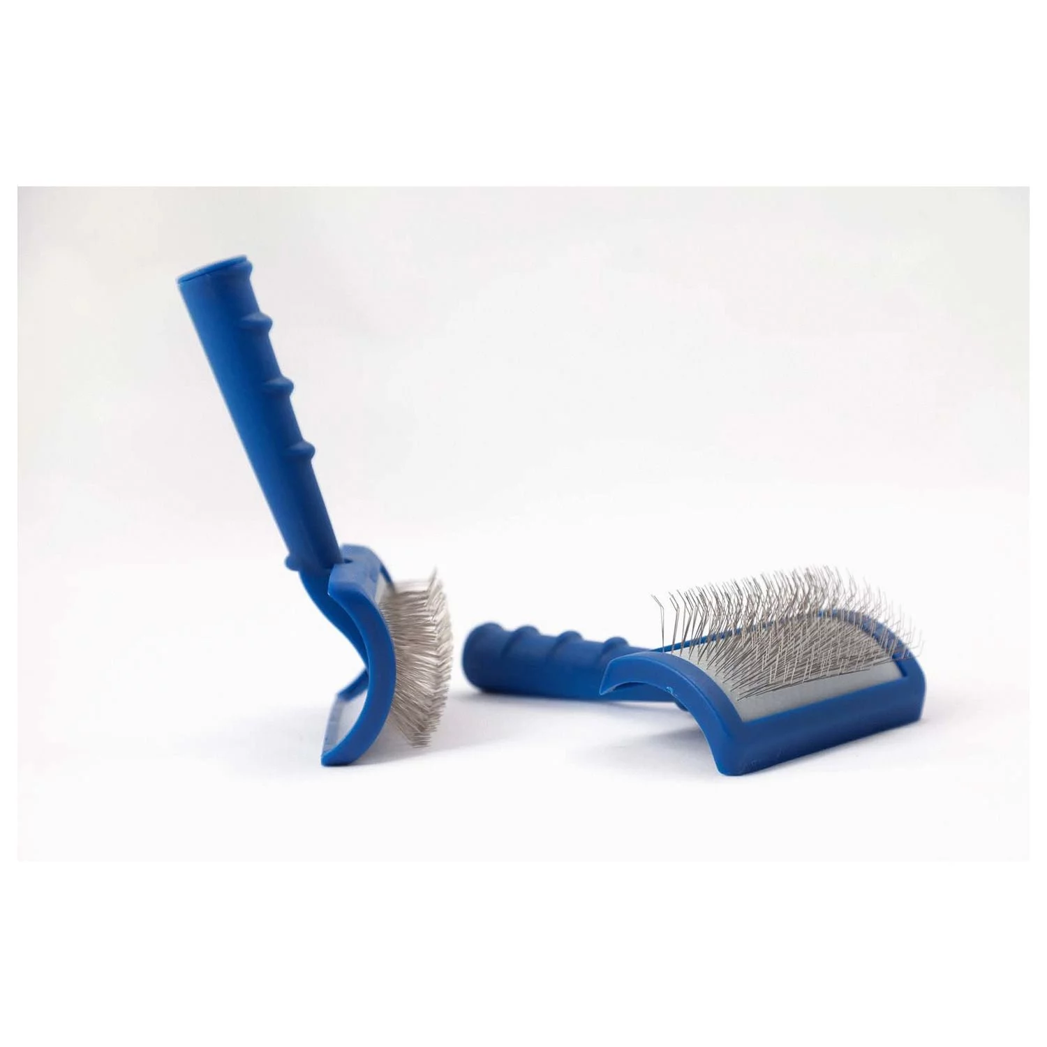 Jean Peau Slicker Blauw Lange Tand Grijs Bed - Hondenvachtborstel - Per Stuk 1 Jean Peau Slicker Blauw Lange Tand Grijs Bed - Hondenvachtborstel - Per Stuk