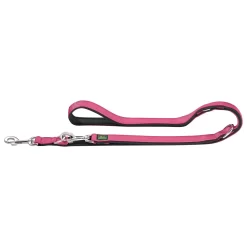 Hunter Trainingslijn Neopren Nylon Roze&Zwart - Hondenriem