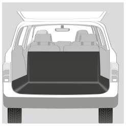 Trixie Autodeken Kofferbak - Hondenautoaccessoire - 1.20x1.50 M Zwart 5 Trixie Autodeken Kofferbak - Hondenautoaccessoire - 1.20x1.50 M Zwart -Dierbenodigdheden-Honden 6017 10035915 3