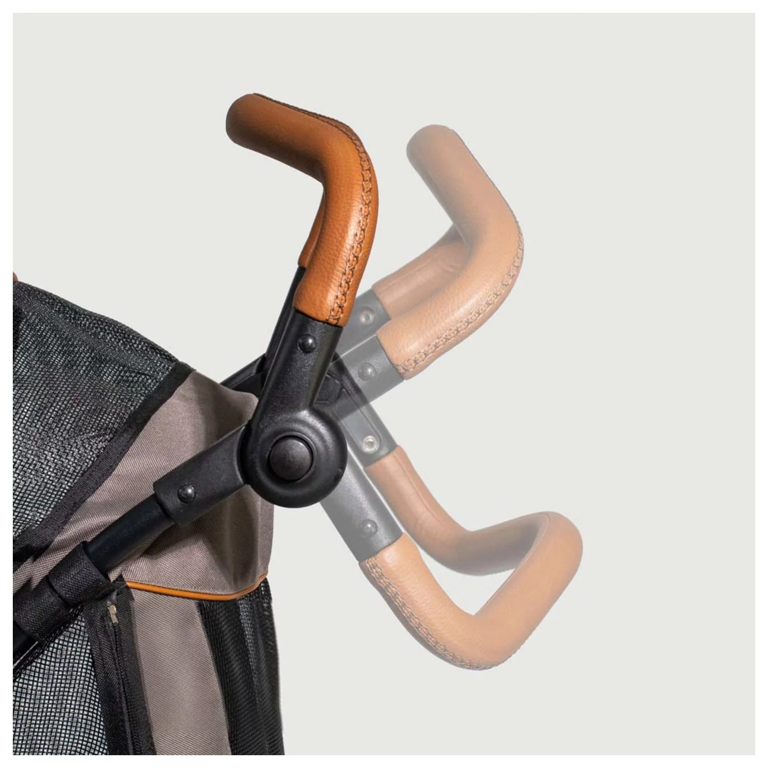 Innopet Hondenbuggy Premium Cozy - Hondentrolley - 78x57x109 Cm Beige Bruin 5 Innopet Hondenbuggy Premium Cozy - Hondentrolley - 78x57x109 Cm Beige Bruin - Afbeelding 5