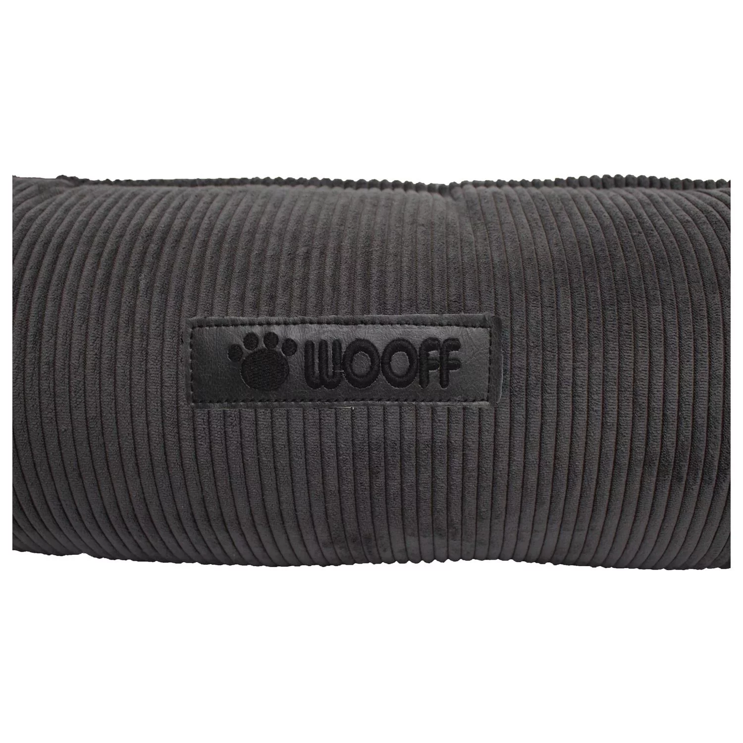 Wooff Cocoon Rib Velours Antraciet - Hondenmand 6 Wooff Cocoon Rib Velours Antraciet - Hondenmand - Afbeelding 6