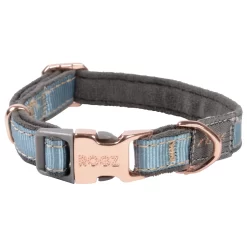 Rogz Urban Halsband Turquoise&Grijs&Rosé - Hondenhalsband