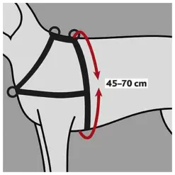 Trixie Lead'N'Walk Soft Tuig Zwart - Hondenharnas 5 Trixie Lead'N'Walk Soft Tuig Zwart - Hondenharnas -Dierbenodigdheden-Honden 6150 M 10044297 3