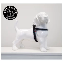 Tre Ponti Fibbia Basic Tuig Zwart&Reflectie - Hondenharnas -Dierbenodigdheden-Honden 6202 M 10035888 3