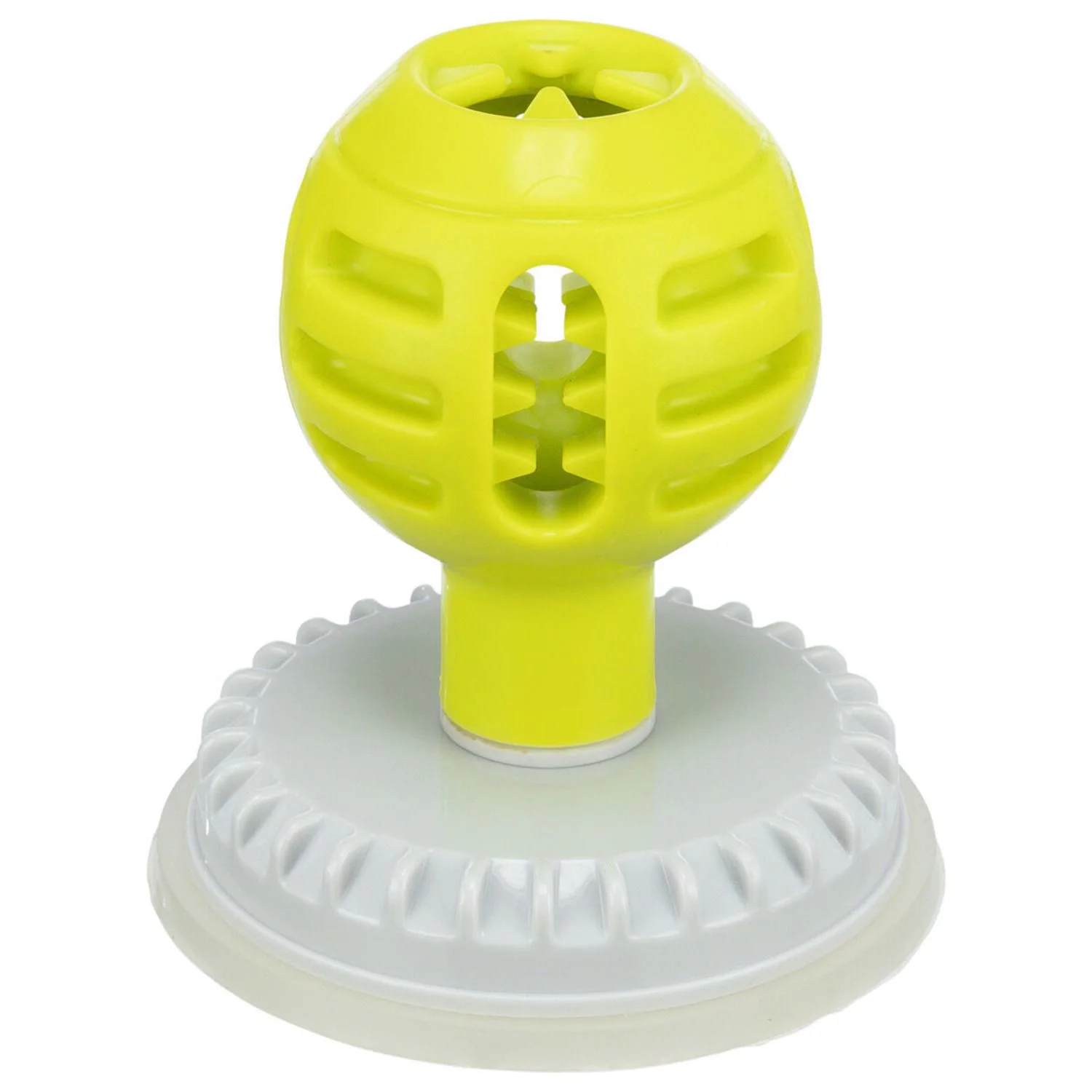 Trixie Lick'N' Snack Bal - Hondenspeelgoed - Ø8/12x13 Cm Groen Grijs 1 Trixie Lick'N' Snack Bal - Hondenspeelgoed - Ø8/12x13 Cm Groen Grijs