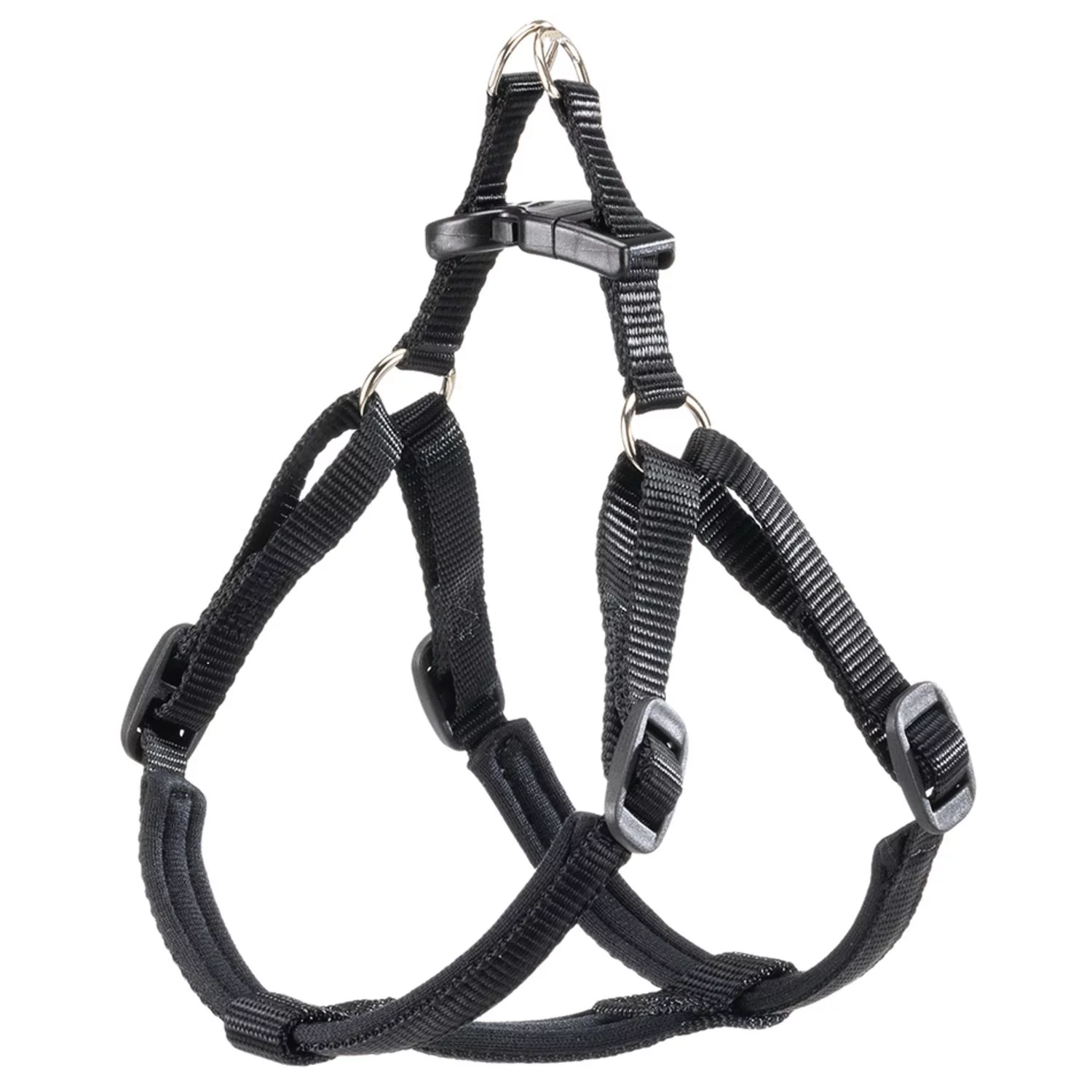 Adori Harnas Nylon Soft Zwart&Zwart - Hondenharnas 1 Adori Harnas Nylon Soft Zwart&Zwart - Hondenharnas
