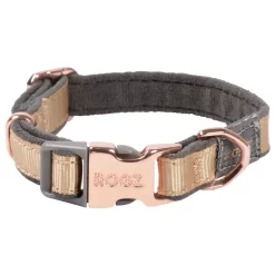 Rogz Urban Halsband Goud&Grijs&Rosé - Hondenhalsband