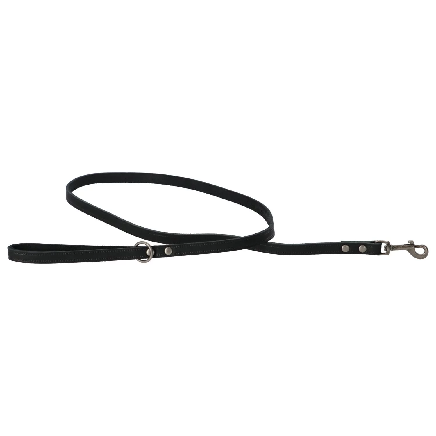 Adori Looplijn Vetleder Met Print - Hondenriem - 130x1.4 Cm Zwart S 1 Adori Looplijn Vetleder Met Print - Hondenriem - 130x1.4 Cm Zwart S